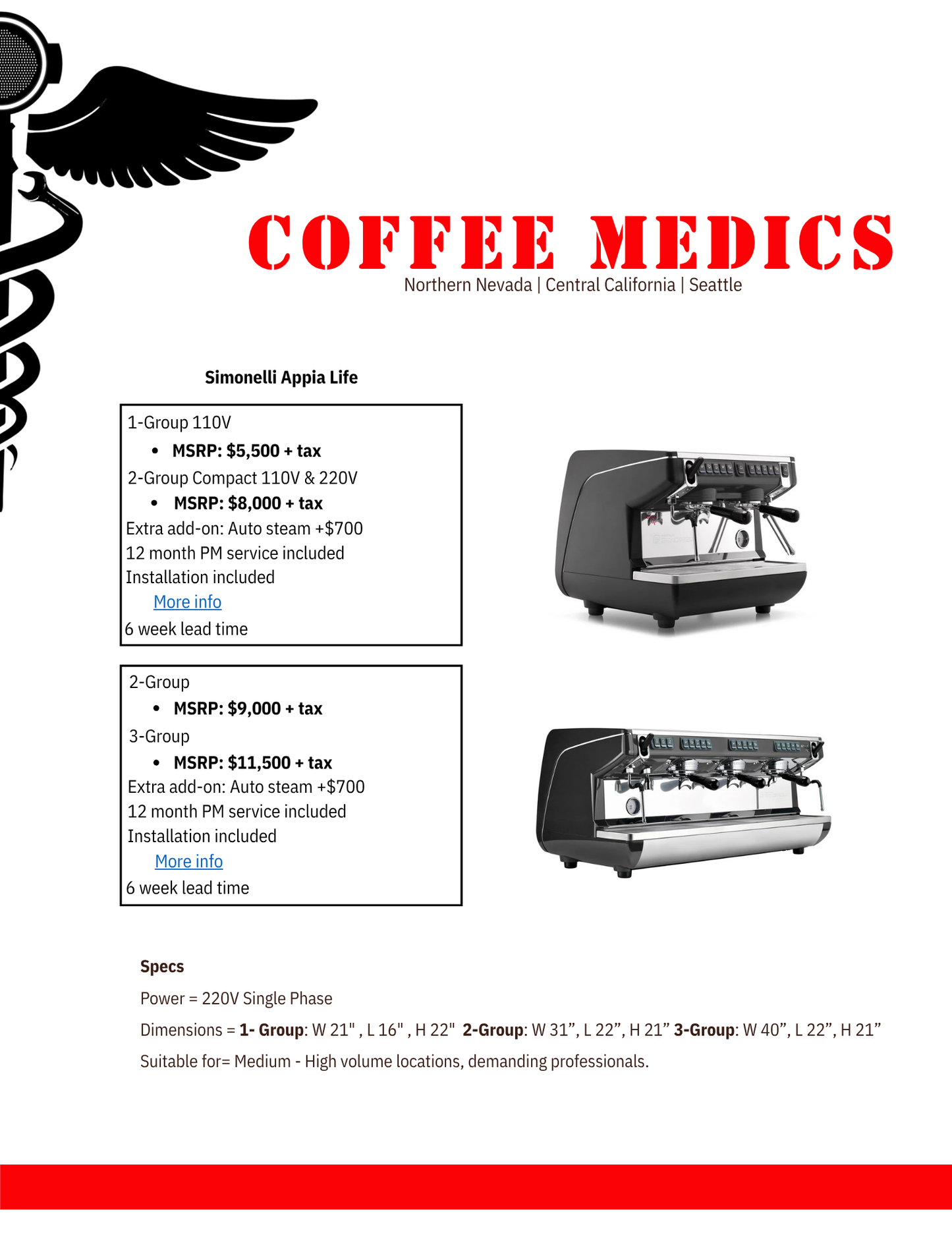 Simonelli Appia Life