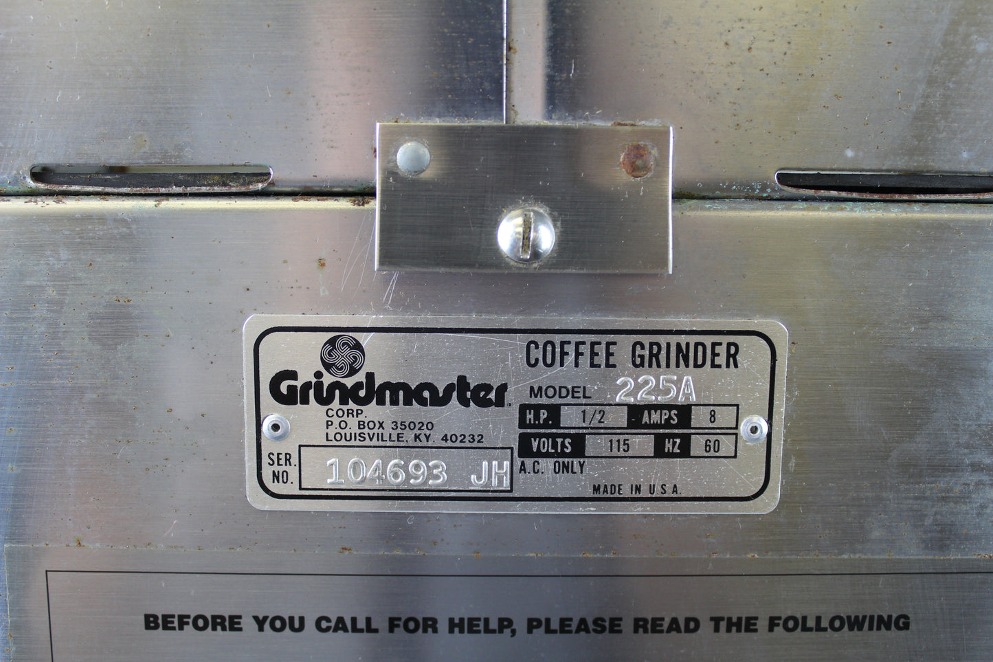 Grindmaster Commercial Heavy Duty Dual Hopper Coffee Grinder 225A