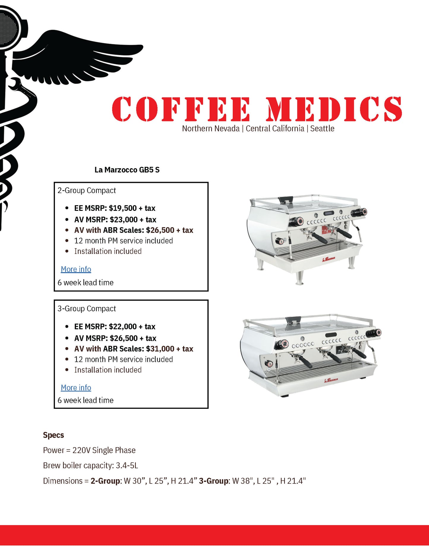 La Marzocco GB5 S