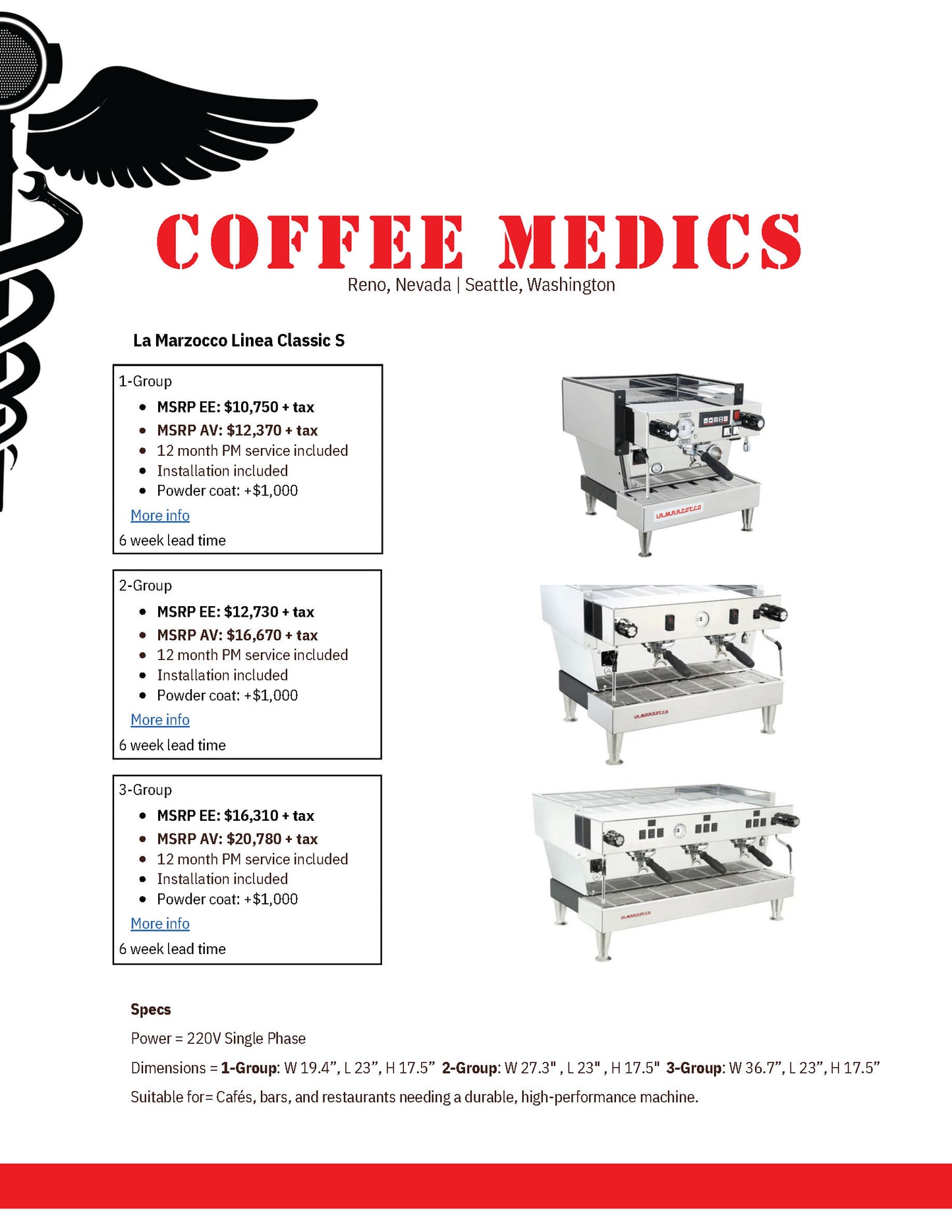 La Marzocco Linea Classic S 2-Group