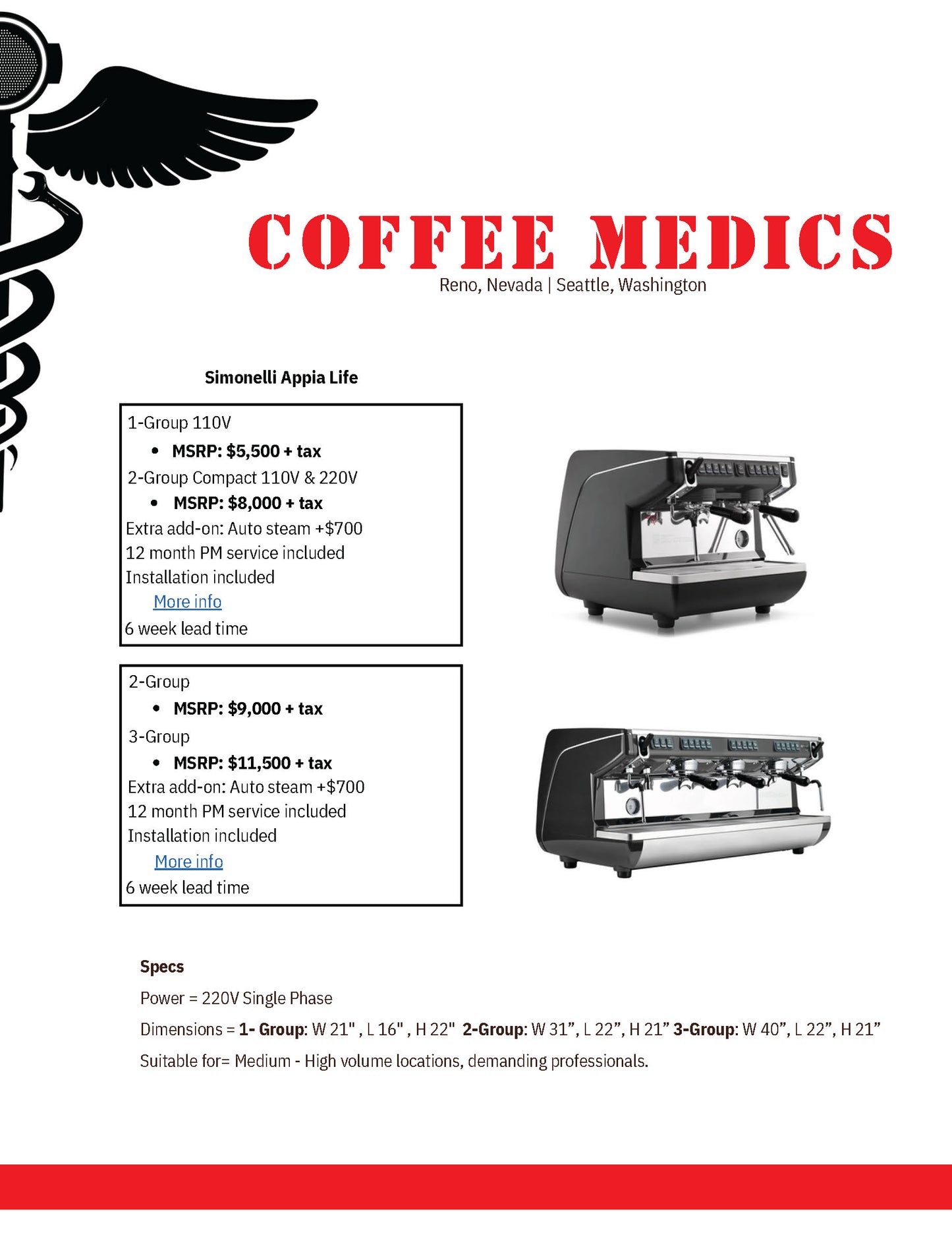 Simonelli Appia Life 1-Group