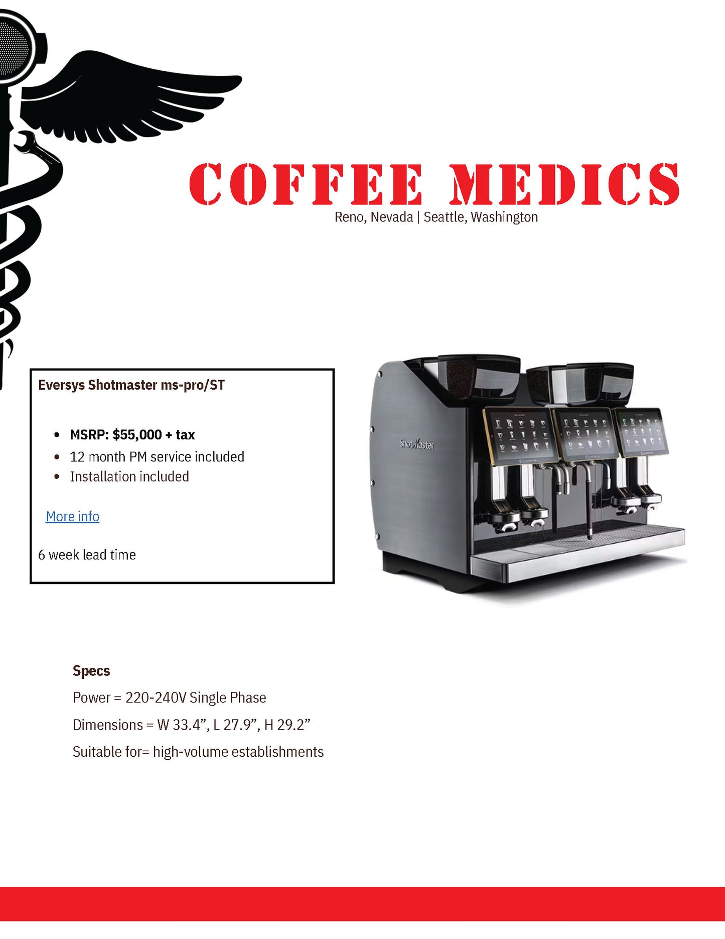 Eversys Shotmaster ms-pro/ST