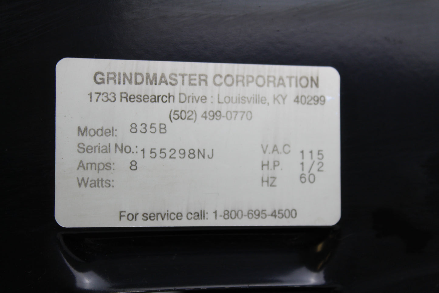 Grindmaster 835B Grinder