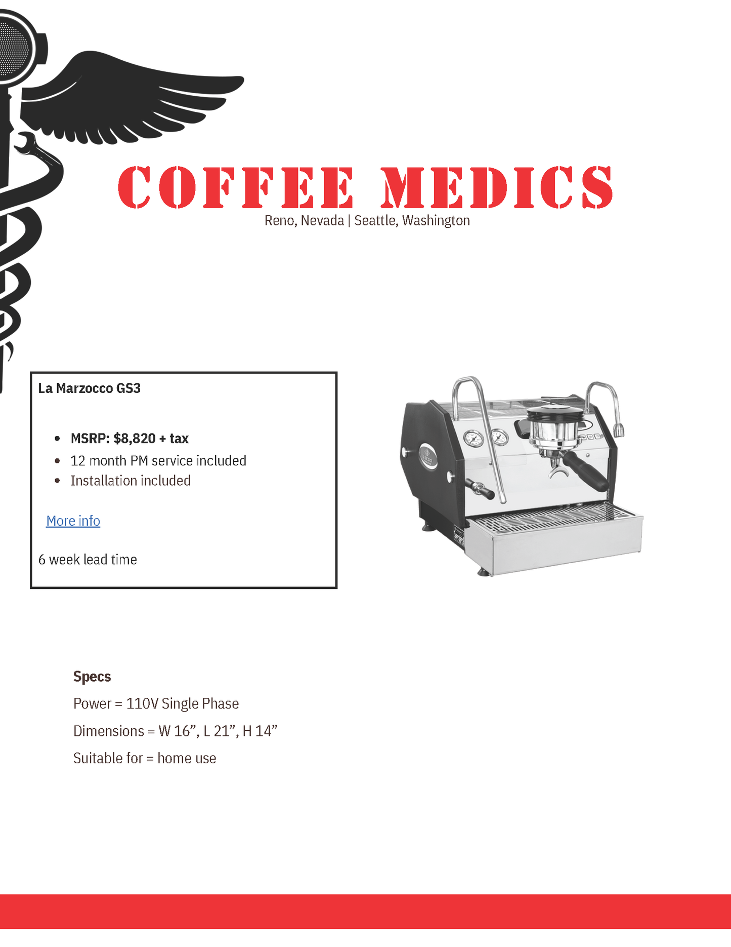 La Marzocco GS3
